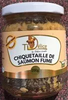 Mängden socker i Chiquetaille de saumon fumé