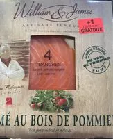 Mängden socker i Saumon d'ecosse au bois de pommier fumé