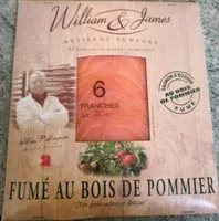 Mängden socker i Saumon d'écosse fumé au bois de pommier