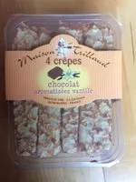 Mängden socker i 4 Crepes fourrees au chocolat aromatisees a la vanille Trillaud