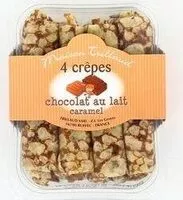 Mängden socker i 4 Crêpes chocolat au lait