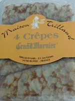 Mängden socker i Crêpes Grand Marnier