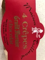 Mängden socker i 4 Crêpes Grand Marnier Chocolat