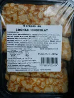 Mängden socker i 4 Crêpes au Cognac & chocolat