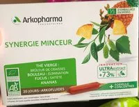 Mängden socker i Arkofluides Synergie Minceur Bio