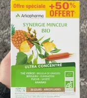 Mängden socker i Synergie minceur Bio