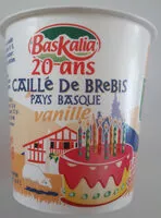 Mängden socker i Esne Ona Caille Brebis Vanille Pays Basque