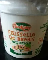 Mängden socker i Baskalia Faisselle de Brebis Pays Basque