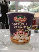 Mängden socker i Onctueux de brebis vanille