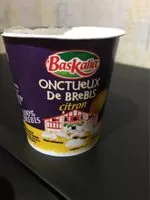 Mängden socker i Onctueux de brebriscitron