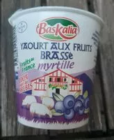 Mängden socker i Yaourt aux fruits brassé myrtille