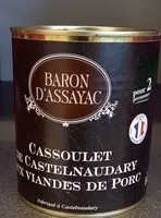 Mängden socker i Cassoulet de castelnaudary aux viandes de porc