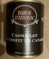 Mängden socker i Cassoulet au confit de canard