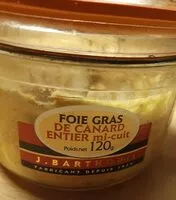 Mängden socker i Foie gras de canard