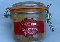 Mängden socker i Rillettes au Foie Gras de Canard