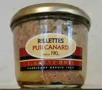 Mängden socker i Rillettes Pur Canard (Verrine, mulard)
