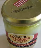 Mängden socker i Gésier de canard