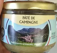 Mängden socker i Pâté de Campagne Fumé du Jura