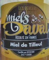 Mängden socker i Miels Daval - Miel de Tilleul