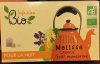 Mängden socker i Infusion Bio Tilleul Mélisse Lavande Goût Mandarine