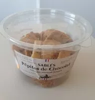 Mängden socker i Sablés aux pépites de chocolat