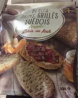 Mängden socker i Petits pain grilles suedois