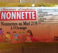 Mängden socker i Nonnette