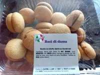 Mängden socker i Baci di dama