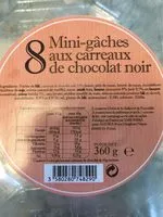 Mängden socker i Mini-gâches aux carreaux de chocolat noir