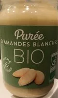 Mängden socker i Purée d'amandes blanches bio