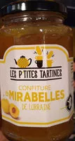 Mängden socker i Confiture de MIRABELLES