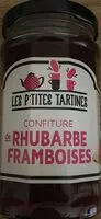 Mängden socker i Confiture de Rhubarbe Framboises