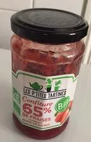 Mängden socker i Les p'tites tartines de fraise bio
