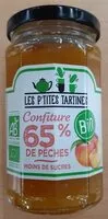 Mängden socker i Les p'tites tartines pêche