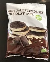 Mängden socker i Mini galette de riz chocolat noir