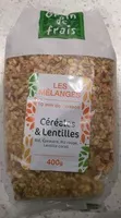 Mängden socker i Céréales & lentilles