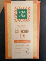 Mängden socker i Couscous fin