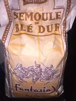 Mängden socker i Semoule de blé dur moyenne