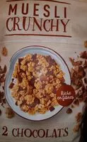 Mängden socker i Muesli crunchy