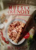 Mängden socker i Muesli crunchy aux fruits