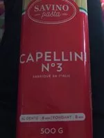 Mängden socker i Capellini