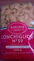 Mängden socker i Conchiglioni