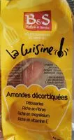 Mängden socker i Amandes décortiquées