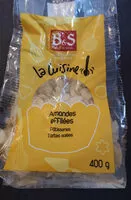 Mängden socker i Amande éffilée Import B &S Sachet