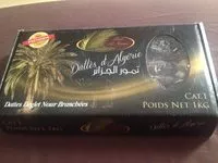 Mängden socker i Dattes branchées Deglet Nour