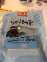 Mängden socker i Cranberries séchées entières