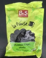 Mängden socker i Pruneaux 33 / 44 Sachet France