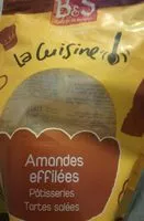 Mängden socker i Amandes effilées
