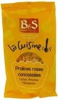 Mängden socker i Pralines Concassées B &S Sachet