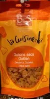 Mängden socker i Raisin Golden Sachet 1 Recette 125 GR B / S